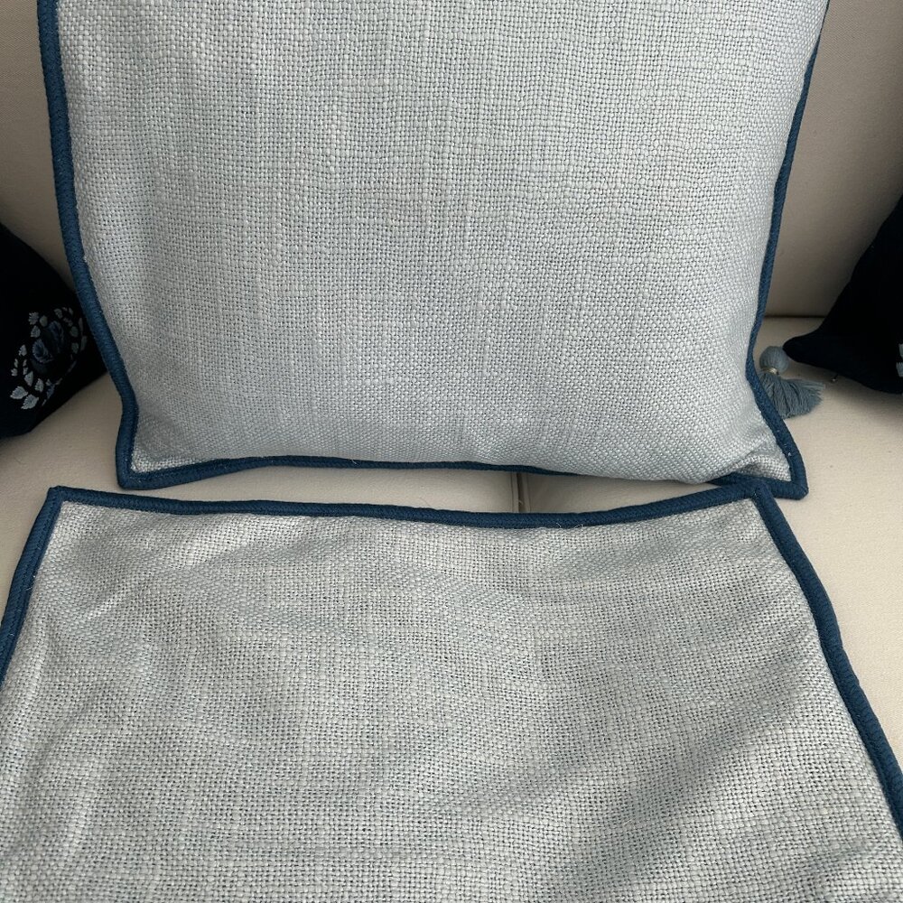 set of two Serena and Lily 20 x 20 Easton pillow covers